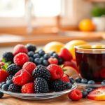 اکسیر جوانی در فنجان چای و بشقاب توت شماست
