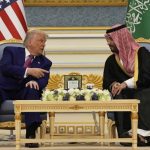 ‌چرت‌زدن ترامپ در دیدار با بن‌سلمان / فیلم