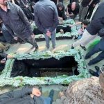 عکس مزار سردار حاجی زاده و سردار باقری در بهشت زهرا