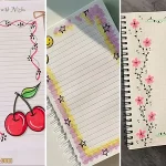 25 ایده نقاشی برای دفتر مطالعات اجتماعی با طرح های ساده و زیبا